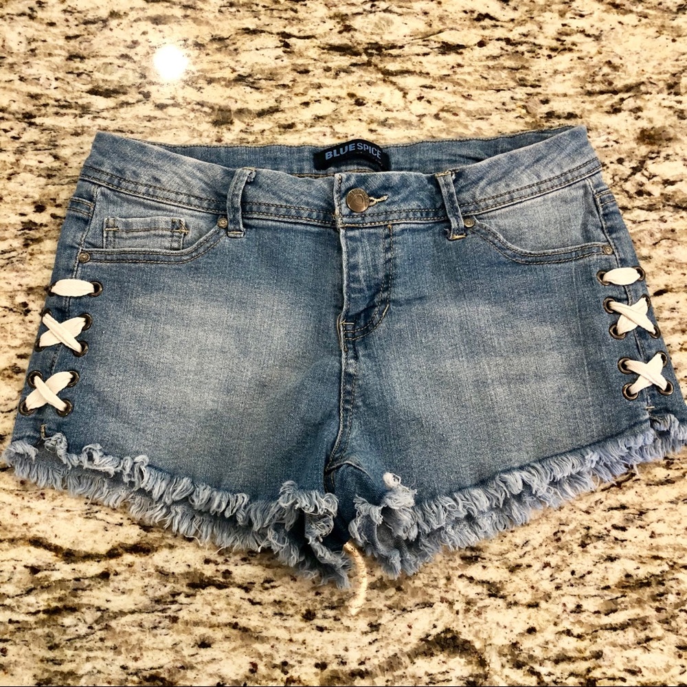 Blue Spice jean shorts